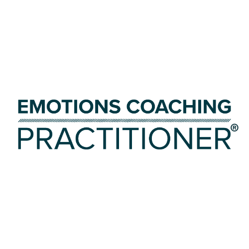 Emotions Coaching Practitioner logo. I'm a Certified Emotions Coaching Practitioner.